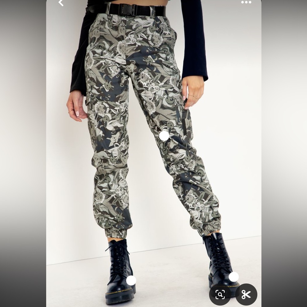 Blackmilk Eevee Evolution Camo Cargo Pants